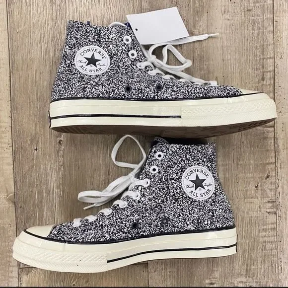 Converse x JW Anderson Glitter Chuck Taylor Sneakers Mens Sz 9 - Picture 5 of 5